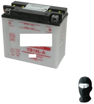 Compatible avec Moto Morini New York 350 1990-2000 Batterie YUASA YB18L-A 12V / 18AH Batteries Deja Pret pour DEMARRER Moteur SPECIFIQUE Scooter Moto Complet