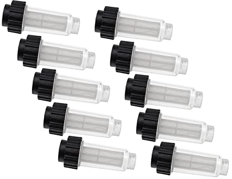 vhbw 10x Anti-Schmutz-Filter kompatibel mit Kärcher K 2 Home, K 2 Full Control Home Hochdruckreiniger mit 3/4 AG Wasseranschluss