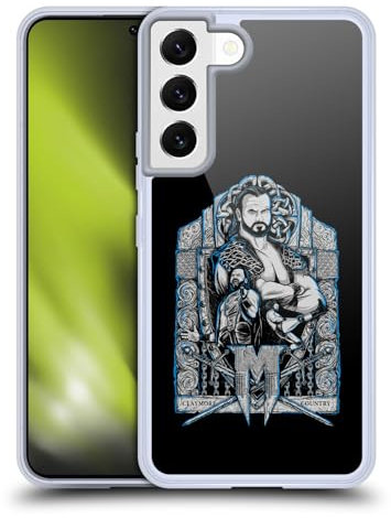 Head Case Designs Offizielle WWE Drew McIntyre Poster Kunst D. McIntyre Grafiken Gelhülle [Militärischer Schutzgrad] Kompatibel Mit Samsung Galaxy S22 5G Und Kompatibel Mit MagSafe
