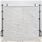 LYWYGG 10x10FT weiße Backsteinmauer Hintergrund Vinyl Hintergrund Büro Hintergrund Backsteinmauer Hintergrund Foto Studio Holzbrett Hintergrund Geburtstagsfeier Hintergrund Wohnkultur CP-313-1010