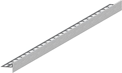 Aquabad Edelstahl Gefälleprofil Clive für begehbare Dusche 100cm, gerade, Kantenhöhe 12mm