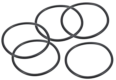 PATIKIL 20 Stück Dichtungsringe O-Ringe Gummidichtung 90mm AD 82mm ID 4mm Dicke Nitrilgummi Unterlegscheibe Dichtungssatz Gummischeiben für Auto Klimaanlage Wasserhahn Rohr Schwarz