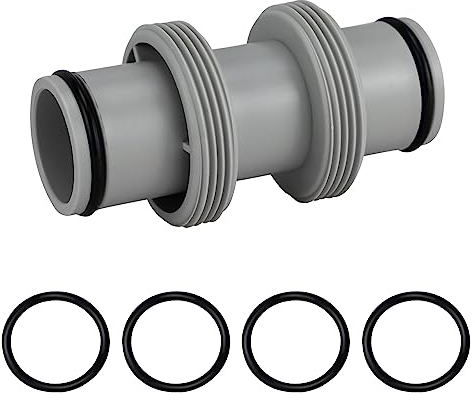 Zueyen Conector de manguera de piscina de 38 mm, juego de conexión para Intex Bestway Coleman, adaptador para conector de manguera de piscina