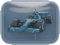 Beckmann, Brotdose Racing, für Kinder, mit herausnehmbarer Trennwand, Grundschule Lunchbox, Green