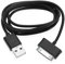 YINETTECH 2 Stück 30-poliges USB Kabel USB Ladekabel 1M USB Ladedatenkabel USB Datensynchronisierungs Ladekabel Kompatibel mit Samsung Galaxy Tab 2 10.1 8.9 7.7 7.0 Plus