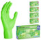 ARNOMED® Guantes nitrilo talla XL Verde [100 unidades] - Guantes desechables quirurgicos y laboratorio - Luvas nitrilo descartaveis sin polvo y látex - Manoplas nitrilo en XS, S, M, L, XL, XXL
