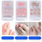 72Pcs French Tip False Toenails with Glue, Stick on Toenails, Natural Press on Toenails, Nude Glitter Short False Nails, Pink Series Summer Fake Toe Nails for Women Toenail Decorations