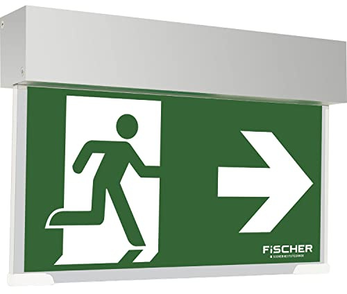 SIBLIK Notausgangsschild beleuchtet Notausgang LED Fluchtwegschild, 3h Laufzeit