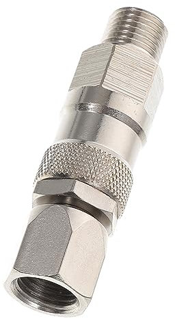 AUTSUPPL Edelstahl Drehgelenk Für Hochdruck-spritzpistolen Ergonomisches Design Zur Reduzierung Von Handbelastung Drehbar Passend Für Airless Sprayer Und Schläuche