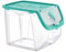 KYY'Z Coral Food Storage Containers with Lids Plastic Vegetable Storage Box Veggies Potatoes Fruit Garlic Onions Potato Pot Onion Pot Pantry Box Kitchen Organizer Reusable Recyclable BPA free- 12L