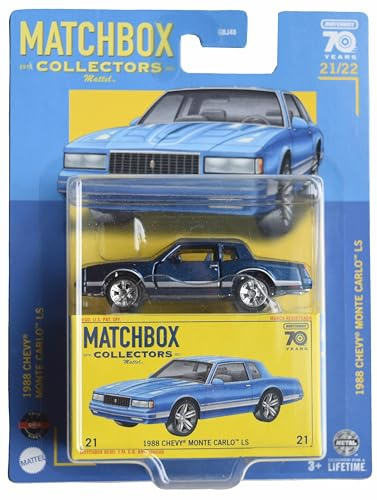 Matchbox 1988 Chevy Monte Carlo LS Collectors 21/22 [Blau]