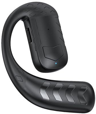 Auricolare Bluetooths Auricolare - Cuffie wireless mono, in marcia audio auricolare | Funzione estesa del tampo di chiamata, systema di microfono chiacchierata, strumento di comunicazione Bluetooths d