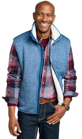 Pegasus Men's Sherpa Lined Gilet Insulated Bodywarmer with Soft Fleece Lining