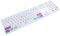 HRH Tastatur für iMac G6 MB110LL/B MB110LL/A A1243 Tastatur mit Ziffernblock und Nummernblock-Druck: Logic Pro X, funktionale Tastenkombinationen, Hotkey-Design, Silikon-Tastaturabdeckung