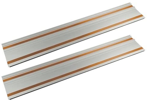 Daptez ® Track Pack & Connectors 2 X 700mm Guide Rails Aluminium Alloy DIY Power Tool Accessory Saw Part Hand Tool Underside for Precise and Straight Cuts