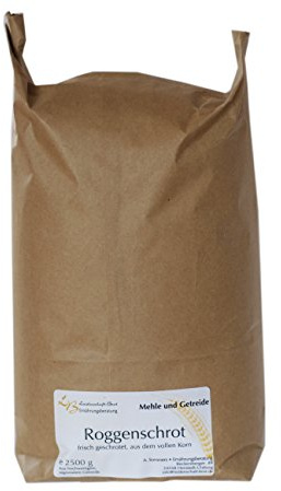 2,5 kg Roggenschrot Vollkorn aus konventionellen Anbau aus Schleswig-Holstein