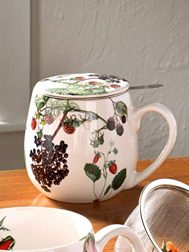 Becher mit Sieb und Deckel My favourite tea Früchte