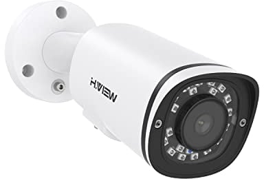 H.VIEW 4K PoE IP Kamera 8MP Überwachungskamera (3840x2160P) mit Mikrofon für Außen/Innen rtsp FTP Wetterfest poe Netzwerk Sicherheitskamera Outdoor IR Nchtsicht/Bewegungserkennung