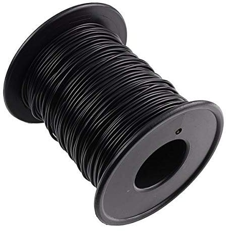 Black 0.5mm² 16/0.2mm Stranded Copper Cable Reel Automotive General Purpose 50M