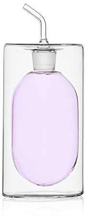 Ichendorf Milano Huilier à deux parois rose 250 ml collection Cylindre couleur double paroi