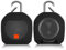 Dreneco Stand Up Shockproof Silicone Protective Case for JBL Clip 3 Portable Bluetooth Speaker (Black)