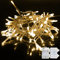 H HANSEL HOME Guirnalda Luces LED Pilas Luces Navidad Exterior Pilas 300 LED 24M Impermeable IP44 con 8 Modos Exterior y Interior Decoración para Habitacion, Bodas, Jardín, Fiesta - Luz Cálida