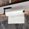 Self Adhesive Kitchen Roll Paper Holder Stainless Steel, by BIIYOOVE, Black