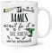 Personalised If Name Can't Fix It We Know We're Screwed 10oz Mug Cup Builder Plumber Electrician Carpenter DIY Handyman Dad Grandad