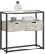 SoBuy FSB54-HG Konsolentisch schmal Flurtisch Sideboard Beistelltisch Sofatisch Dekotisch Hellgrau BHT ca: 81x78x35cm