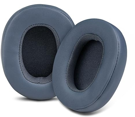 Sinowo Replacement Ear Pads for Skullcandy Crusher Wireless,Crusher ANC/EVO, Hesh 3 Wireless Headphones Ear Cushions, Headset Earpads(Navy Blue)