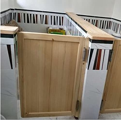 Puerta De Oscilación Puertas De Salón Puertas De Interior De Madera Maciza para Cafetería Incluye Bisagras Medias Puertas para Portales Cocina Tienda Entrada Partición Pub, Pintado Acabado