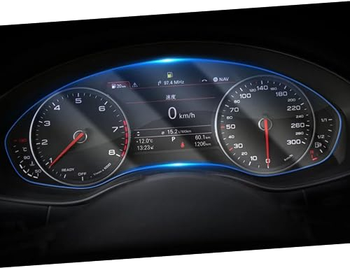 Für Audi A6 A7 C7 2012-2018 Automobil-Innenraum, Instrumententafel-Membran, LCD-Bildschirm, TPU-Schutzfolie, Dekoration, Kratzfest