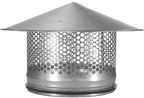 200 mm Capot de Toit Avec Protection Contre les Oiseaux - Conduit Tuyau Chapeau