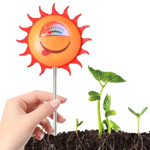 Premium Soil Moisture Tester – Accurate Plant Water Monitor, No Battery Needed, Lightweight & Easy to Use, Ideal for Indoor & Outdoor Gardens, Vegetable Beds, Lawns, and Potted Plants