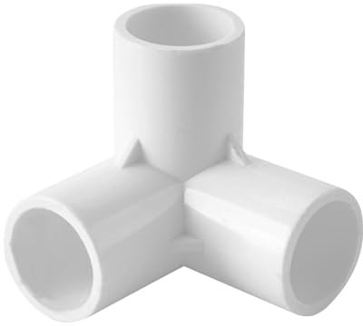 Dtaigou T in PVC,Raccordi a T in PVC | Connettore a gomito per tubi per mobili a 3 vie - Adattatore per raccordi per tubi con connettore a gomito per tubi di grado mobili a 3/4/5 vie