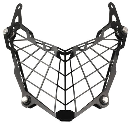 MOQIAOSEIKO Motorrad Scheinwerfer Scheinwerfergrillschutz Scheinwerferabdeckung Schutz für HONDA TRANSALP XL750 XL 750 2023 2024 2025