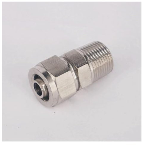 12x8mm-3/8 Male 304 Stainless Steel Hex Quick Joint Fitting Quick Connector RUAJOGYNVM