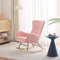 Dolamaní Sessel Teddy, Modernen Stil Lounge Relaxsessel fürs Kinder Jugendliche Geschenk, fernsehsessel, Sessel Wohnzimmer, Schaukelstuhl (Rosa)
