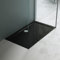 Mai & Mai Piatto Doccia Rettangolare in Acrilico Nero 70x140x4cm | Installazione Filo Pavimento | Design Moderno, Bordato, Antiurto, Faro2