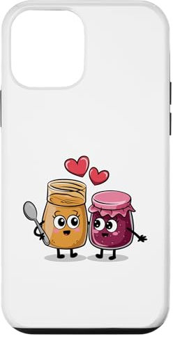 Hülle für iPhone 12 mini Valentinstag Peanut Jelly Love Lustig Niedlich