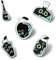 UR URLIFEHALL 10Pcs Black Cat Enamel Pin Badges Bottle Kitten Lapel Pins Animal Brooches for Backpack Bags Clothes Jackets Caps DIY Crafts