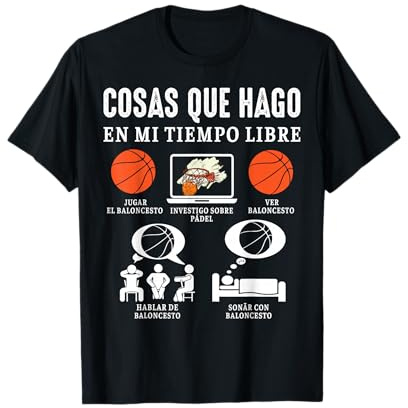 Baloncesto Cosas que hago jugador de baloncesto Niño Hombre Camiseta