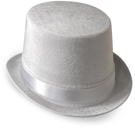 Wildarms Schwarzer Zylinder für Herren, schwarzer Magier-Partyhut für Erwachsene, viktorianisches Kostüm, Hüte für Cosplay, Halloween, Karneval