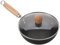MUCKLILY Wok Chino Tradicional Wok Utensilios De Cocina De Hierro Fundido Sartenes Para Saltear Sartén Pequeña De Hierro Fundido Bote Bandeja Planchar Negro