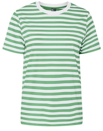 PIECES Pcria Ss Tee Stripes JRS Noos Bc