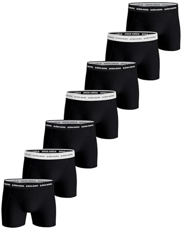 Björn Borg Herren Boxershorts, 7er Pack - Cotton Stretch Boxer, Logobund, Unterhose, Baumwollmischung