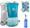 TRIWONDER 5L Ultraleichter Trinkrucksack, Trail Run Rucksack Trinkweste, Hydration Pack Fahrradrucksack für Marathon, Laufen, Camping, Wandern (Hellblau - mit 600ml Trinkflasche, Einheitsgröße)