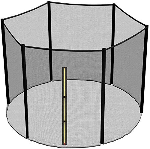 Greenbay Premium-Ersatz-Sicherheitsnetz (nur Netz, Stangen Nicht im Lieferumfang enthalten), 4 mm x 4 mm, UV-beständig, für 244 cm Trampolin mit 6 Stangen