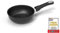 AMT Gastroguss AMZN-I-620-Z20B - Petit wok - 20 cm de diamètre - 6 cm de haut - Manche amovible - Compatible induction - Revêtement anti-adhésif Lotan® - Poêle en fonte d'aluminium