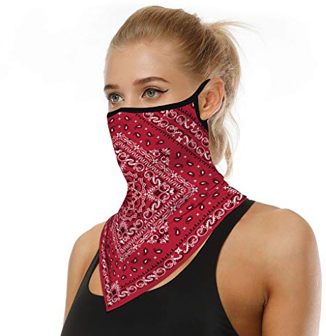 riou Face Shield Multifunktionstuch Motorrad Mundschutz Halstuch Bandana Schlauchschal für Damen Herren